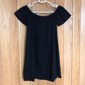 ASOS Off-the-Shoulder Black Dress